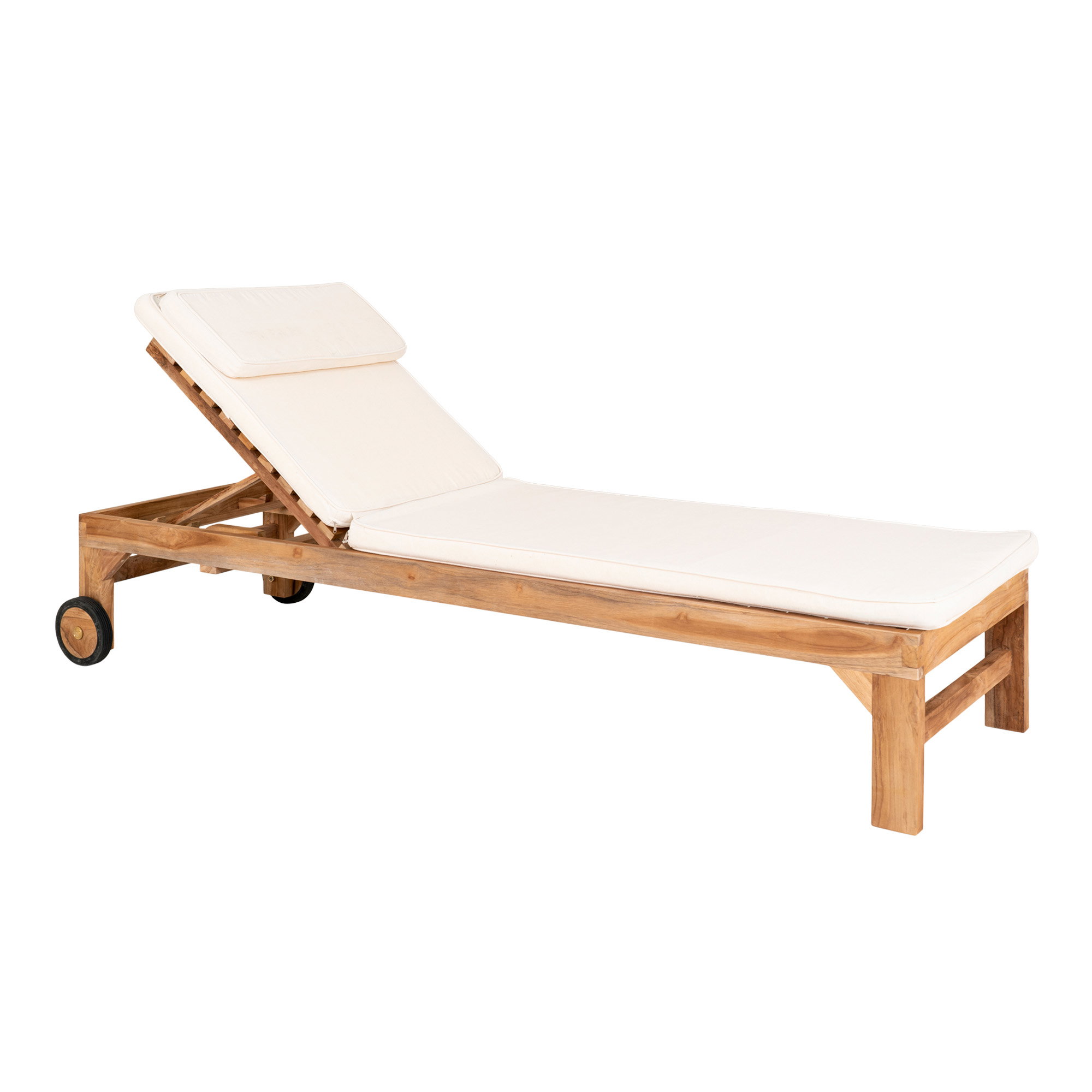 Andorra Sun Lounger with Cushion