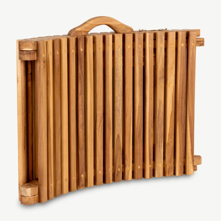 Adelita Sunlounger, Natural Teak