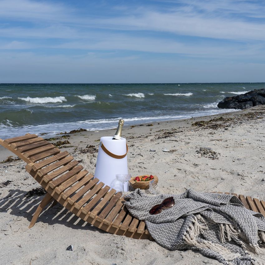 Adelita Sunlounger, Natural Teak