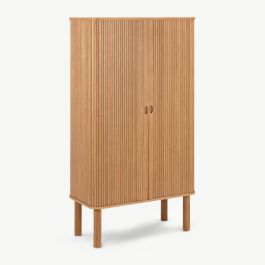 Lazaro Wooden Cabinet, Natural Oak