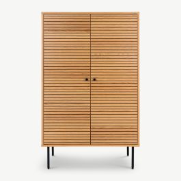 Nara Tall Sideboard, Natural Wood