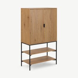 Akio Wooden Cabinet, Natural Oak