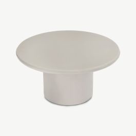 Erion Round Coffee Table, Light Grey
