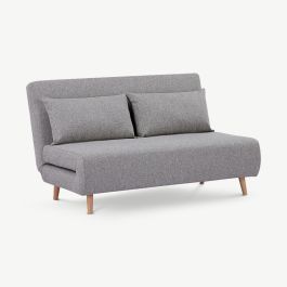 Marley 2 Seater Sofa Bed, Grey Fabric