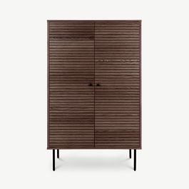 Nara Tall Sideboard, Brown Wood