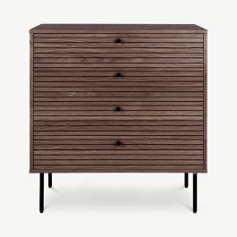 Nara Chest of Drawers, Brown Wood