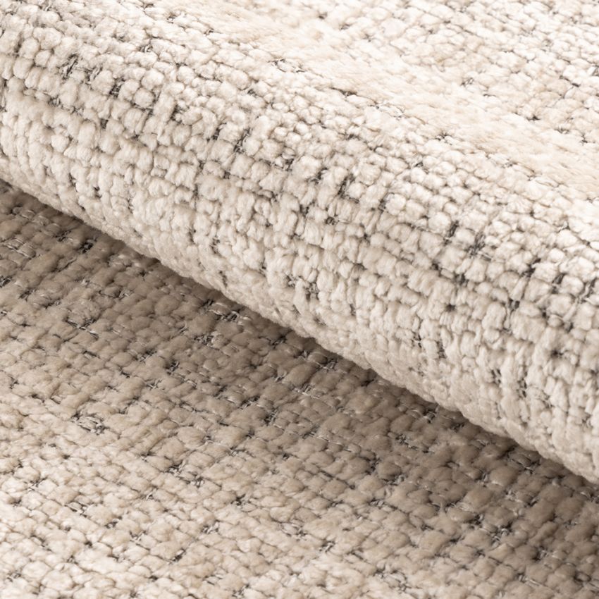 Aria Quilted Armchair, Cream Textured Fabric