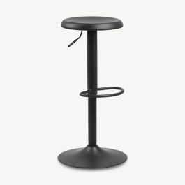 Seja Adjustable Stool, Black Metal