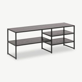 Dover Open TV Stand, Black Ash