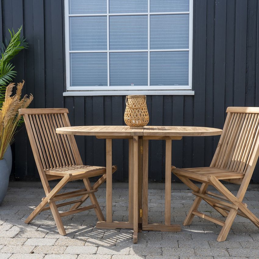 Katka Garden Table, Natural Teak
