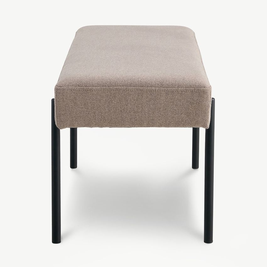 Florian Bench, Taupe Fabric
