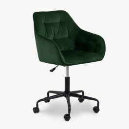 Brooke Executive Office Chair, Green Velvet