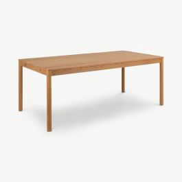Bastina Extendable Dining Table, Oak Wood - 200 cm