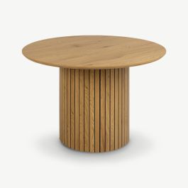 Eline Round Dining Table, Natural Oak - Ø120 cm