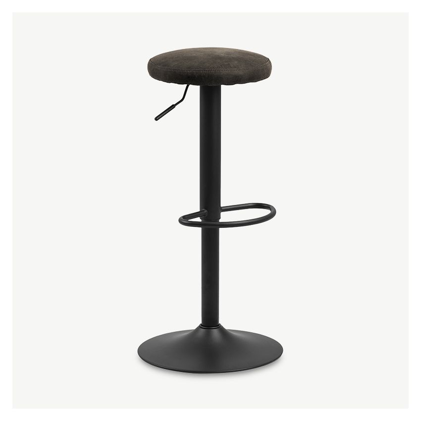 Seja Adjustable Stool, Anthracite Fabric