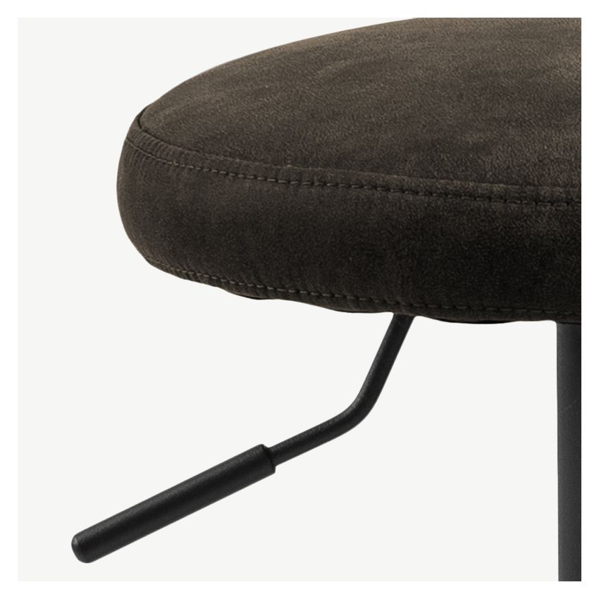 Seja Adjustable Stool, Anthracite Fabric