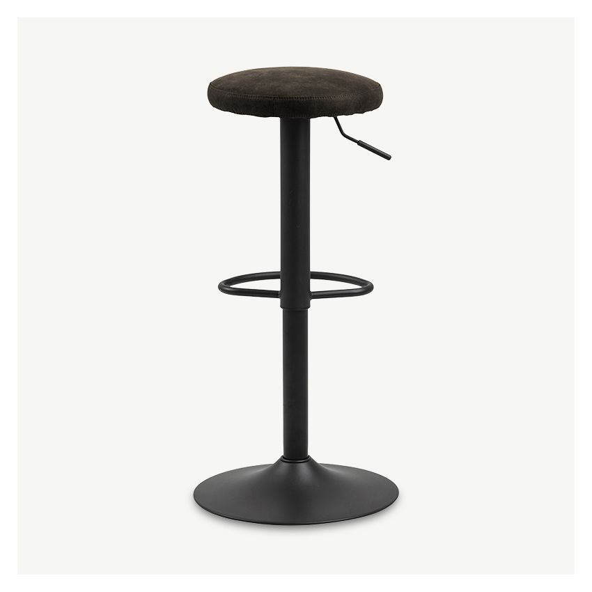 Seja Adjustable Stool, Anthracite Fabric