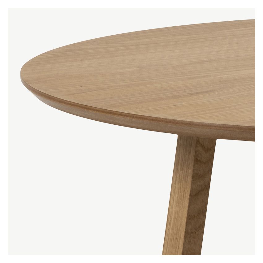 Seth Round Dining Table, Oiled Oak - Ø120 cm