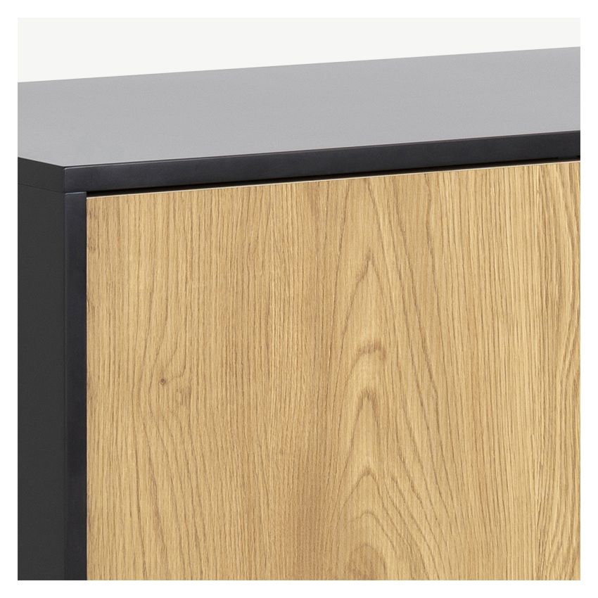Dover Sideboard, Wild Oak & Black