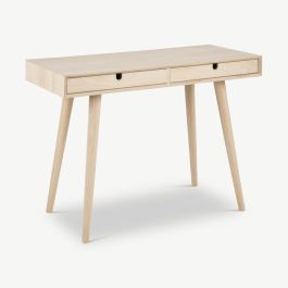 Melody Wooden Office Desk, Light Oak