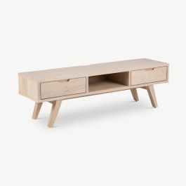Copenhagen TV Stand, Natural Oak