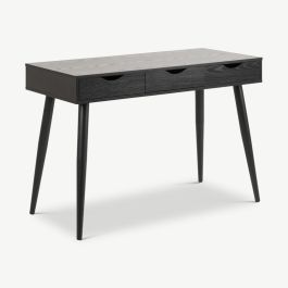 Mana Desk, Black Wood & Steel legs
