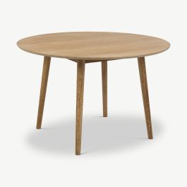Saeko Round Dining Table, Oiled Oak - Ø120 cm