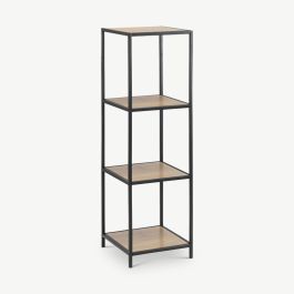 Dover Tall Bookcase, Wild Oak & Black
