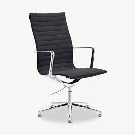 Ava Conference Chair, Anthracite Fabric, Highback