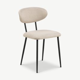 Rabiah Dining Chair, Beige Fabric