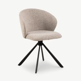 Murilo Dining Chair, Beige Fabric