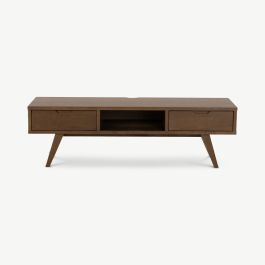 Copenhagen TV Stand, Smoked Oak