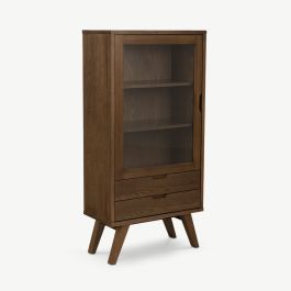 Copenhagen Display Cabinet, Smoked Oak