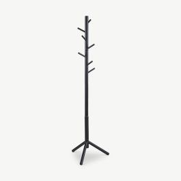 Jesse Coat Stand, Black Rubberwood