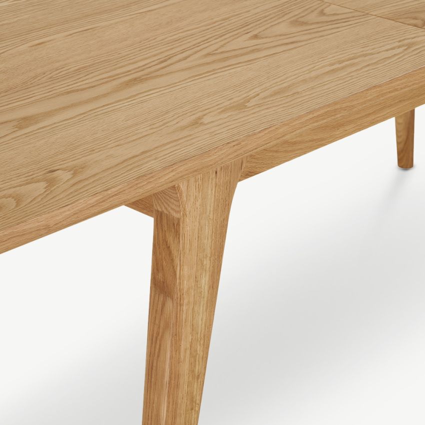 Bundaberg Extendable Dining Table, Oak Wood