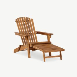 Capri Outdoor Sun Lounge , Nature Acacia