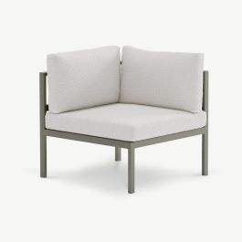 Riviera Outdoor Sofa Module , Brown Bouclé