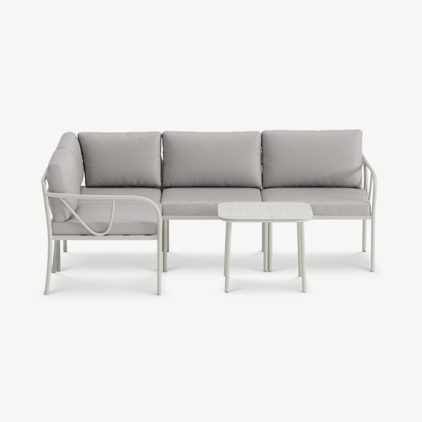 Aqua set Outdoor Corner Sofa , Brown