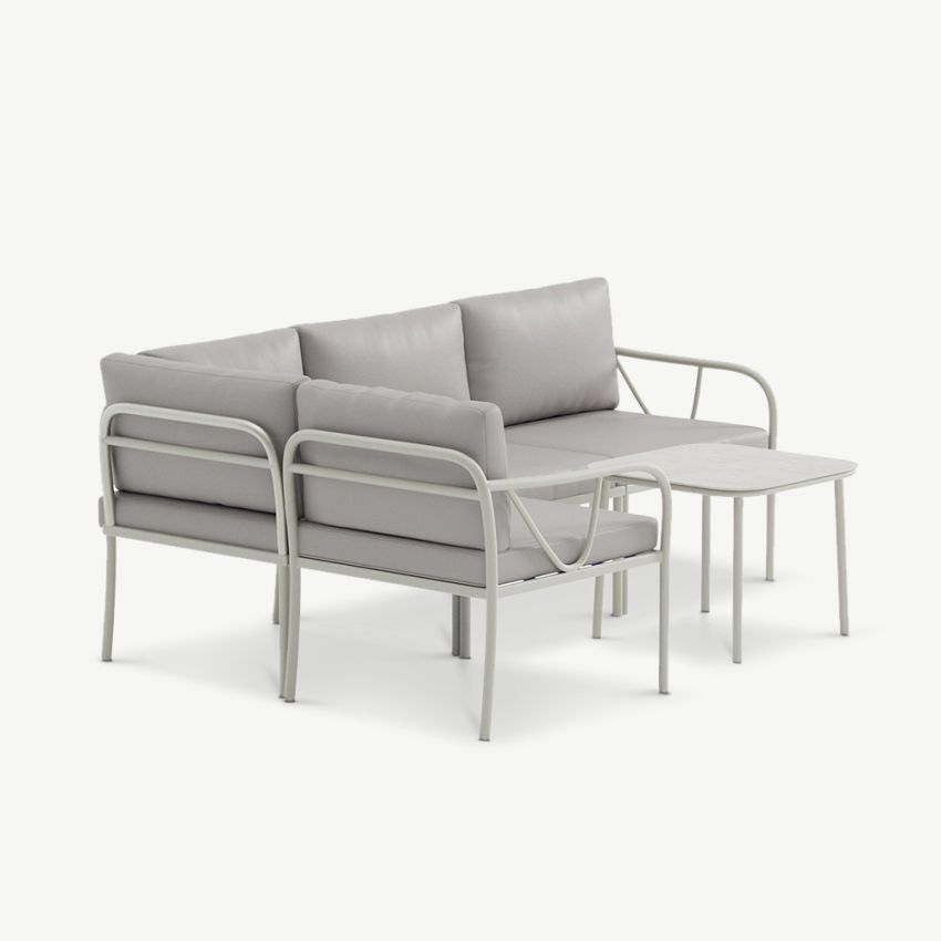 Aqua set Outdoor Corner Sofa , Brown