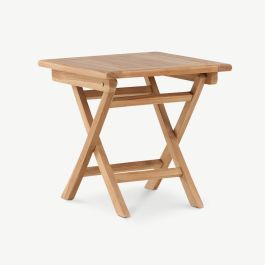 Saffron Outdoor Cafe Table , Nature Teak