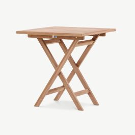 Saffron Outdoor Cafe Table , Nature Teak