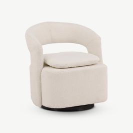 Livia Armchair , White Metal