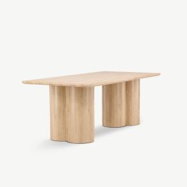 Olia Table Rectangular Dining , Nature MDF , 210 x 100