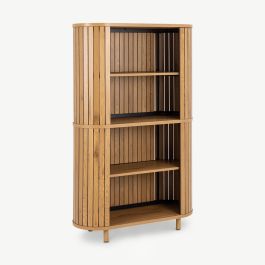 Eline Wooden Bookcase, Natural Oak