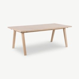 Copenhagen Extendible Dining Table, Natural Oak - 200 cm