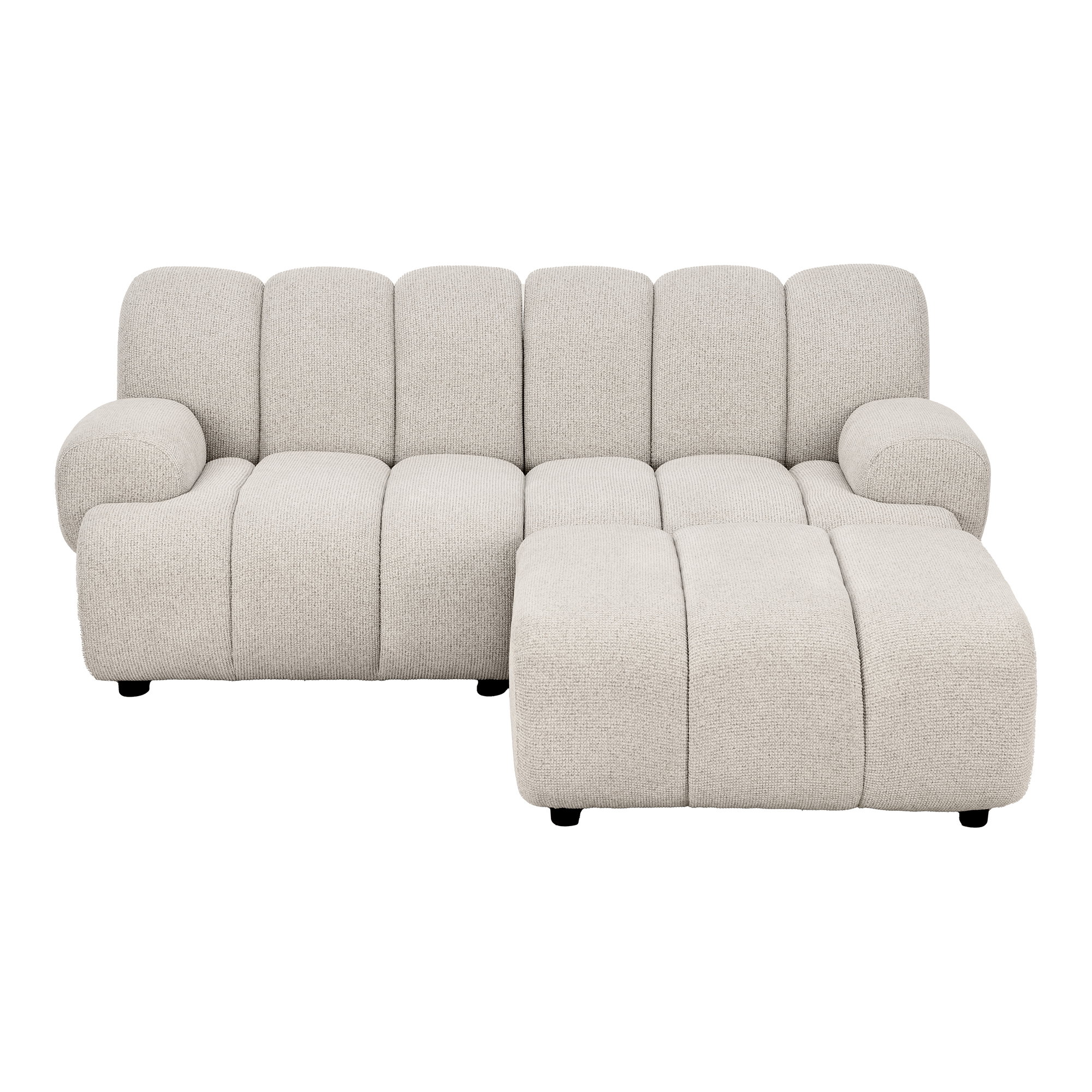 Taza 2,5 Vietų Modulinė Sofa su Pufu